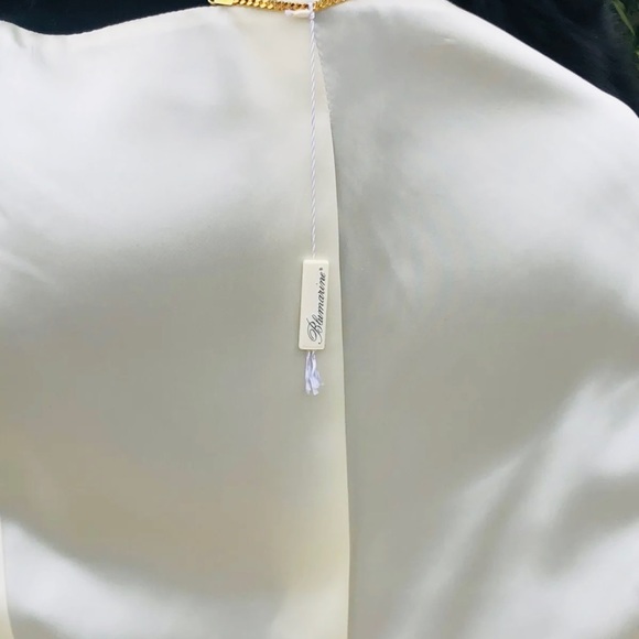 Blumarine black blazer jacket with fur trim Sz 10 I 44 - Picture 8 of 16